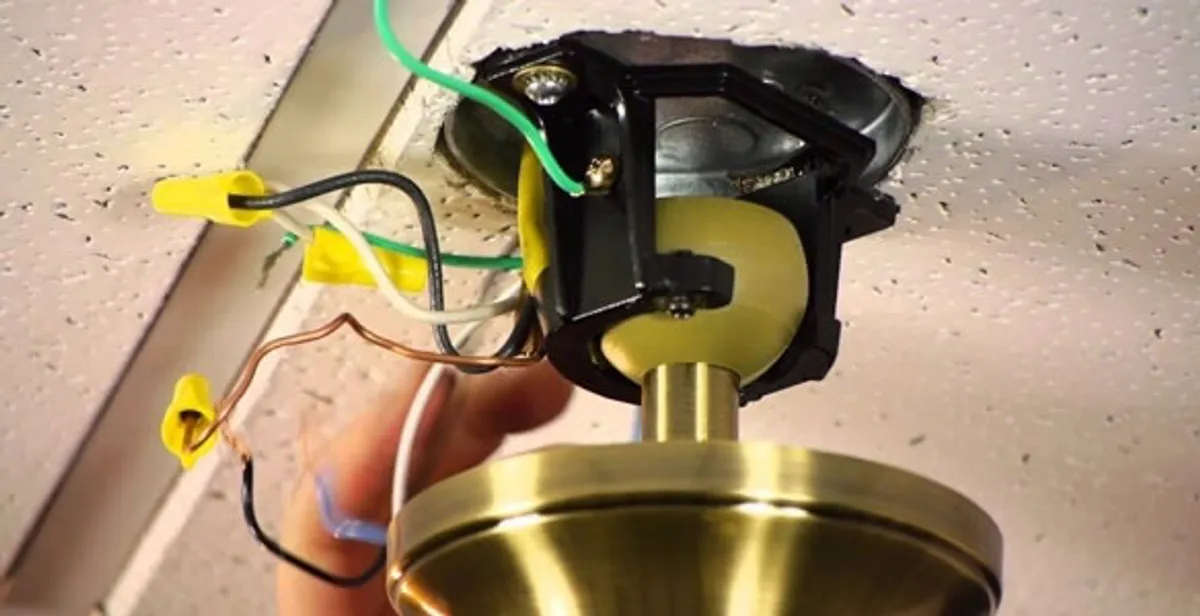 Ceiling fan wiring repair and electrical connection service in Boston, MA