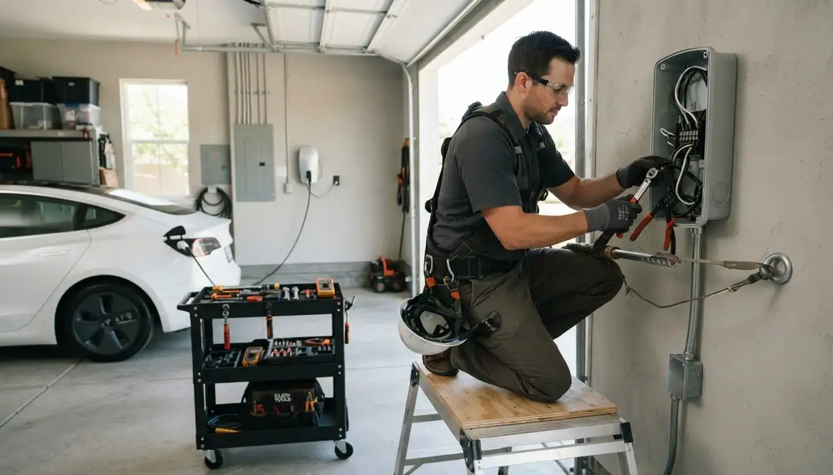 Electric car charger installation for Boston, MA homes by On Call Electrical electricians