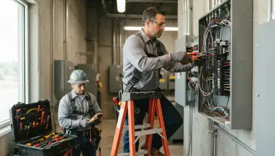 On Call Electrical technician providing professional electrical repair service in Boston, MA