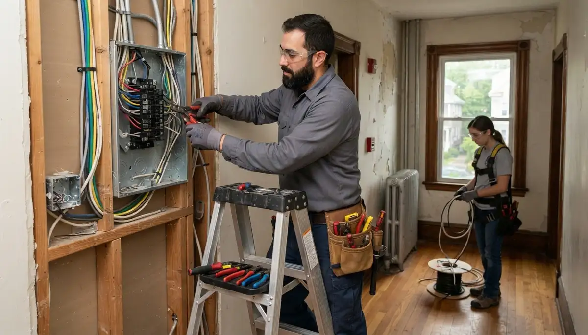 Boston, MA electrician providing professional electrical services for residential and commercial properties