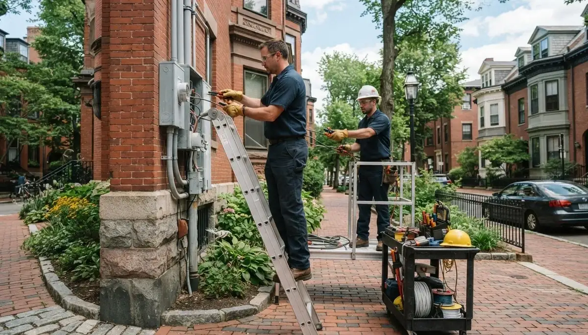 Boston, MA electrician providing professional residential and commercial electrical services