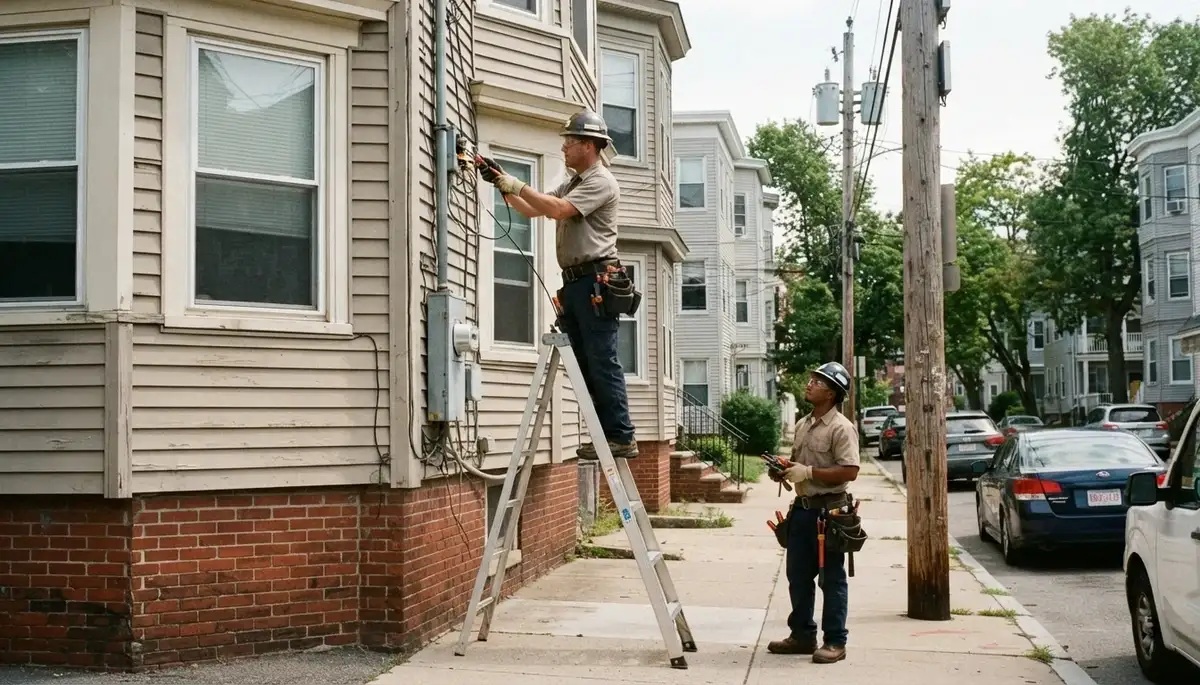 Boston, MA electrician providing residential and commercial electrical construction services