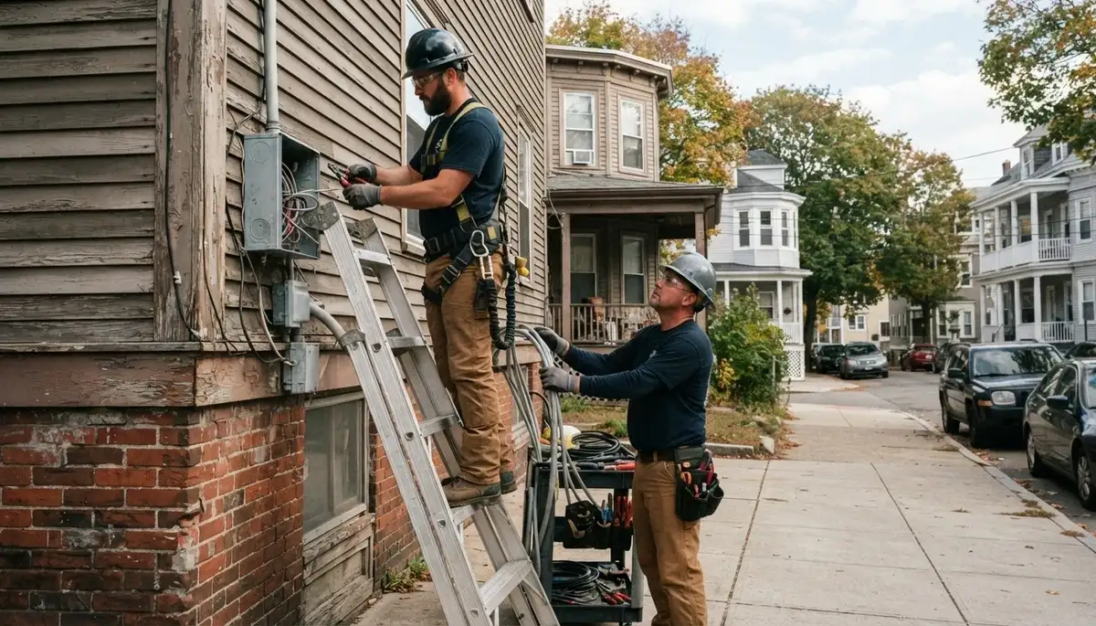 Electrician services for residential and commercial properties in Boston, MA
