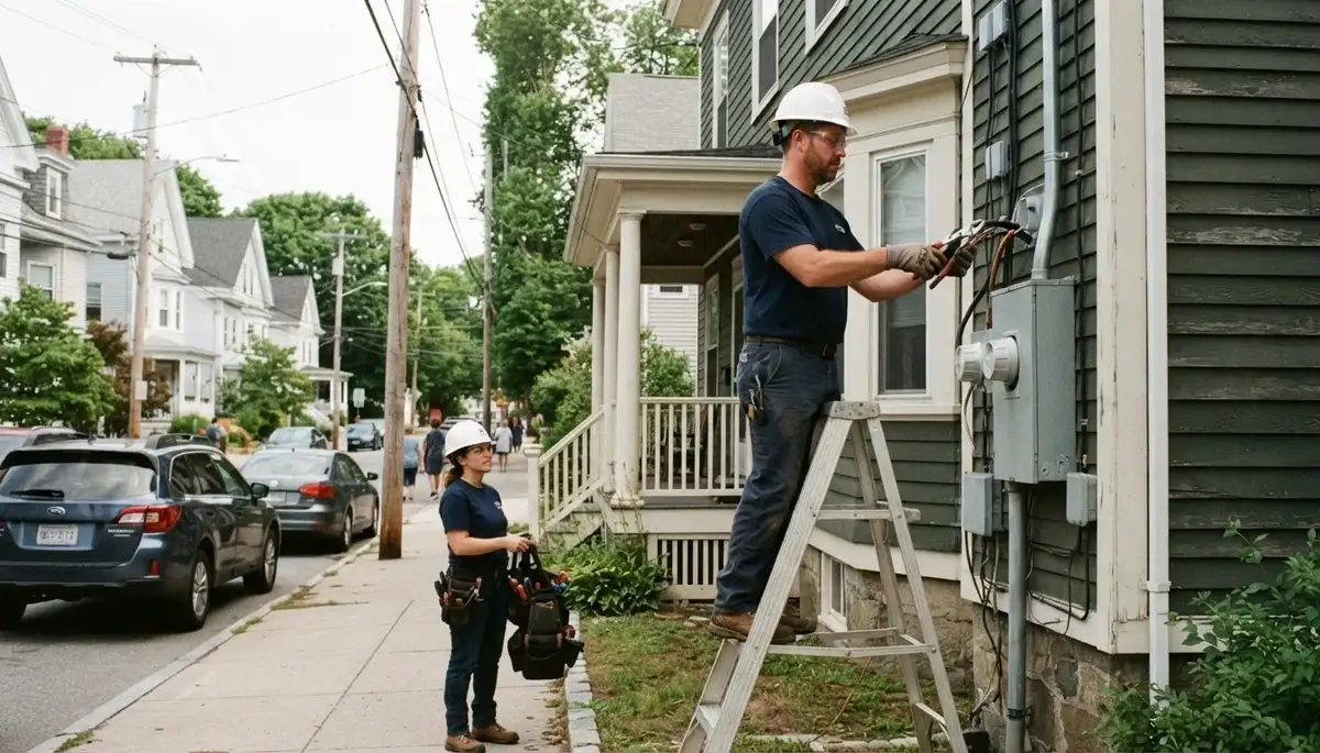 Boston, MA electrician providing residential and commercial electrical services