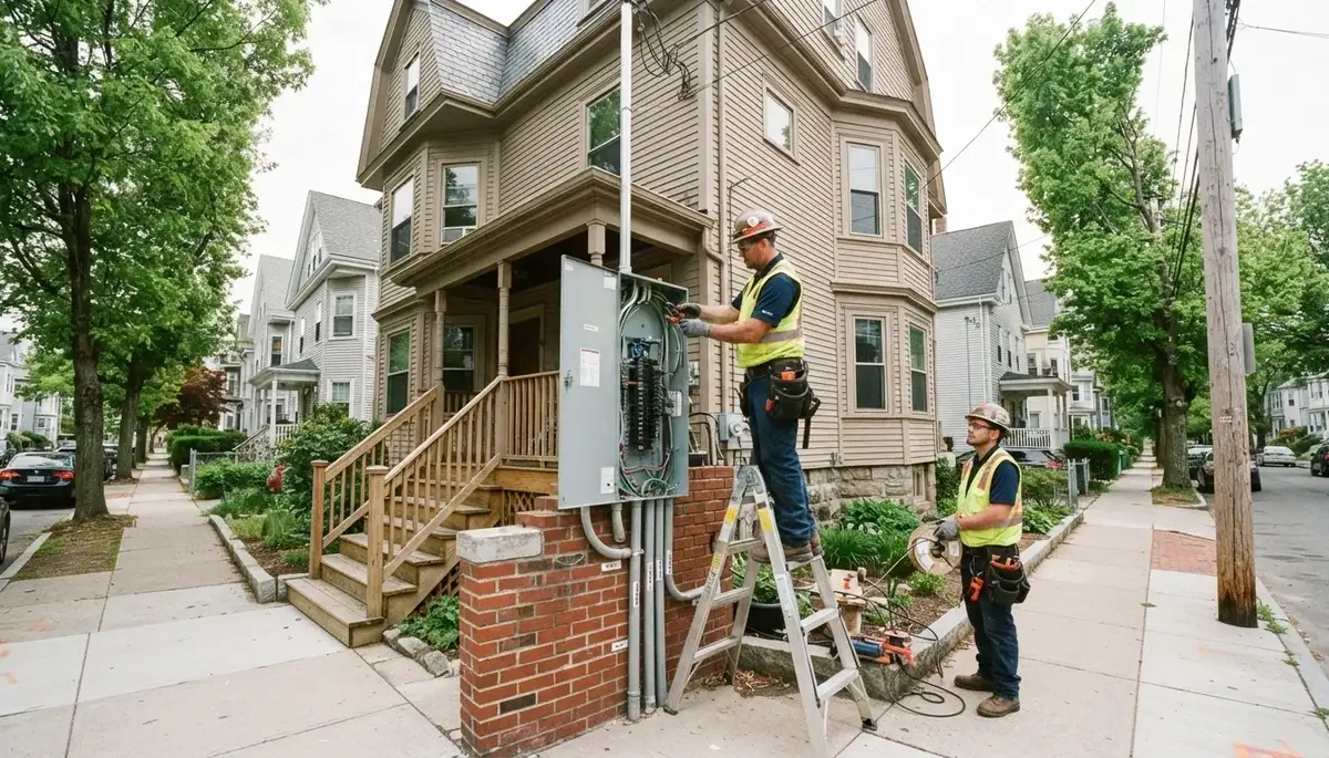 Electrician services for residential and commercial properties in Boston, MA