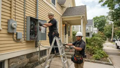 Boston, MA electrician providing residential and commercial electrical construction services