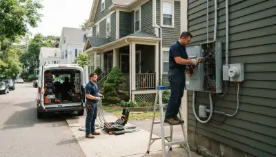 Electrician services in Boston, MA by a professional electrical contractor