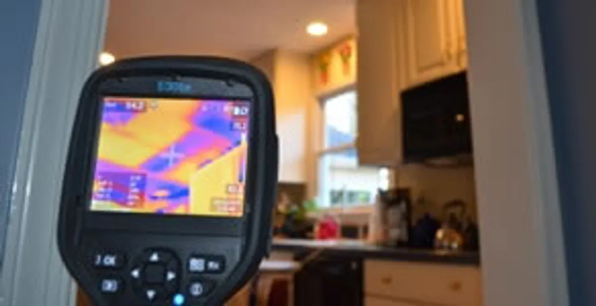 home energy audit service using thermal imaging to evaluate electrical efficiency inside a home in Boston, MA