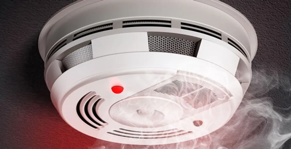 Installed smoke detector providing reliable fire detection in Boston, MA
