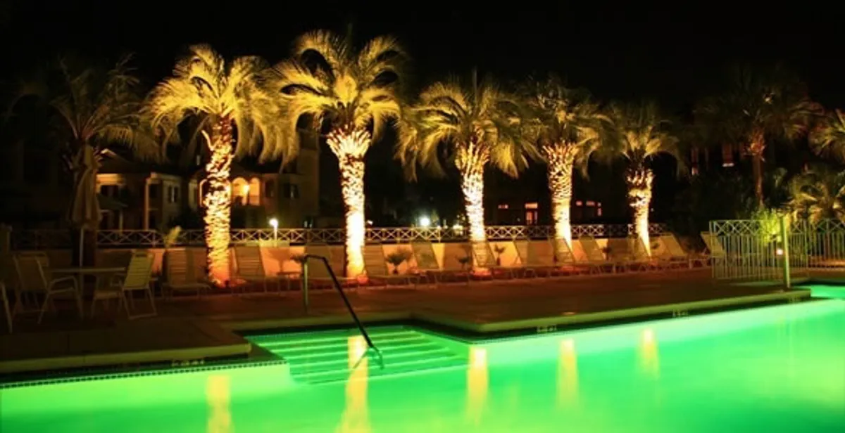 landscape lighting installation services illuminating outdoor recreational areas in Boston, MA