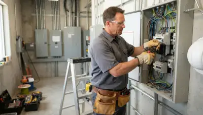 Licensed electrician servicing residential panels and wiring in Boston, MA