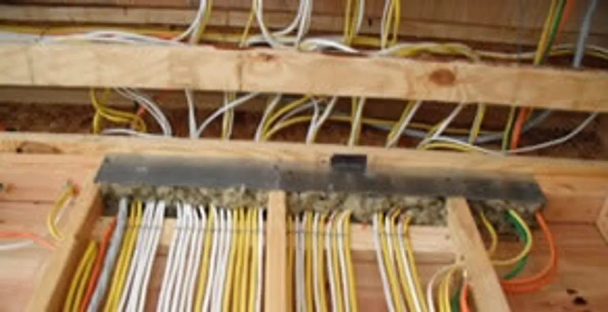 new construction wiring services with organized electrical rough-in performed by licensed electricians in Boston, MA