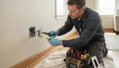 Outlet repair service for Boston, MA homes by a professional electrician