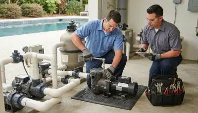 Pool pump electrical installation and service for Boston, MA homes by On Call Electrical
