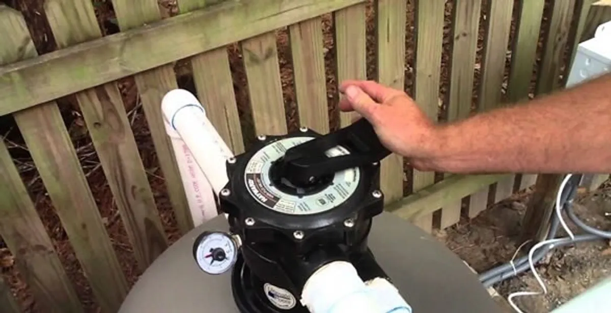 pool pumps service showing professional adjustment of pool pump control system in Boston, MA