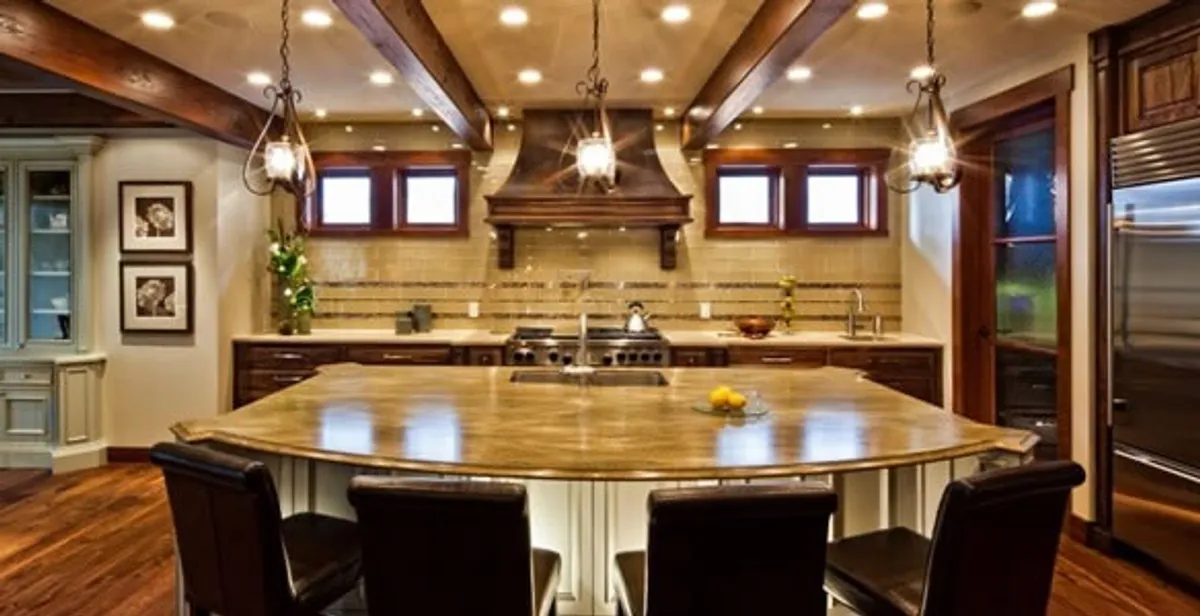 Finished recessed lighting installation providing balanced indoor lighting in Boston, MA