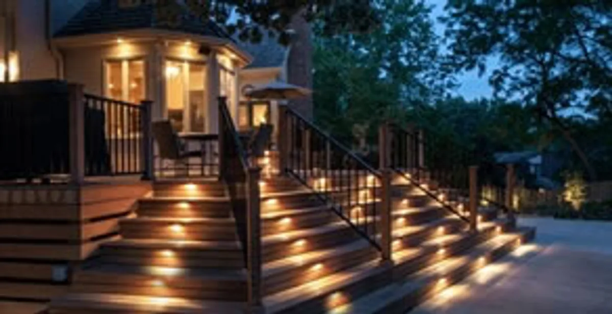 Residential electrician installing outdoor lighting for home safety in Boston, MA