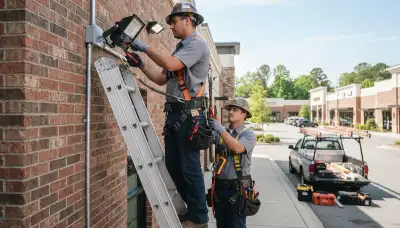 Security lighting installation service for Boston, MA homes by On Call Electrical